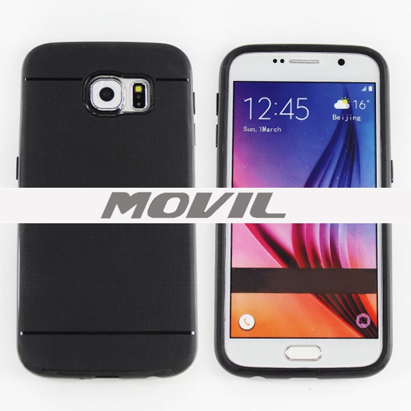 NP-2173 PC marco   TPU funda para Samsung Galaxy S6-5